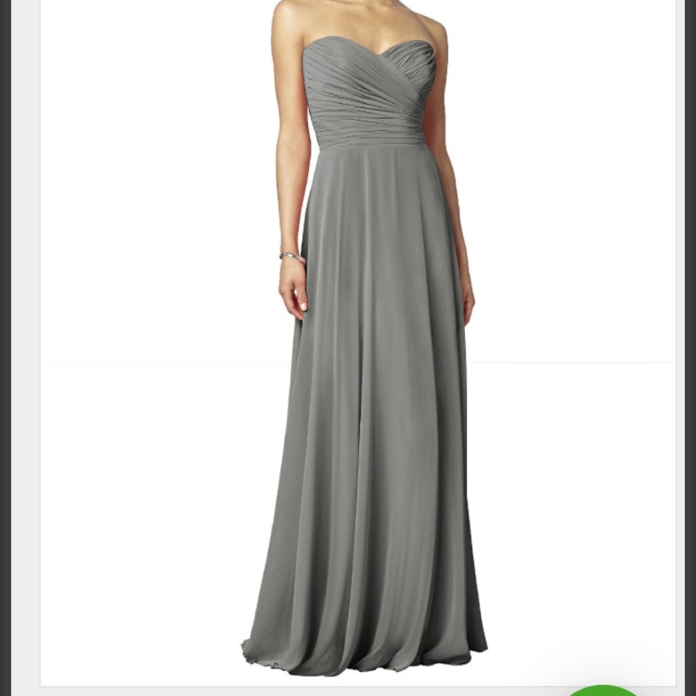After Six Charcoal Bridesmaids Dress 6639RL